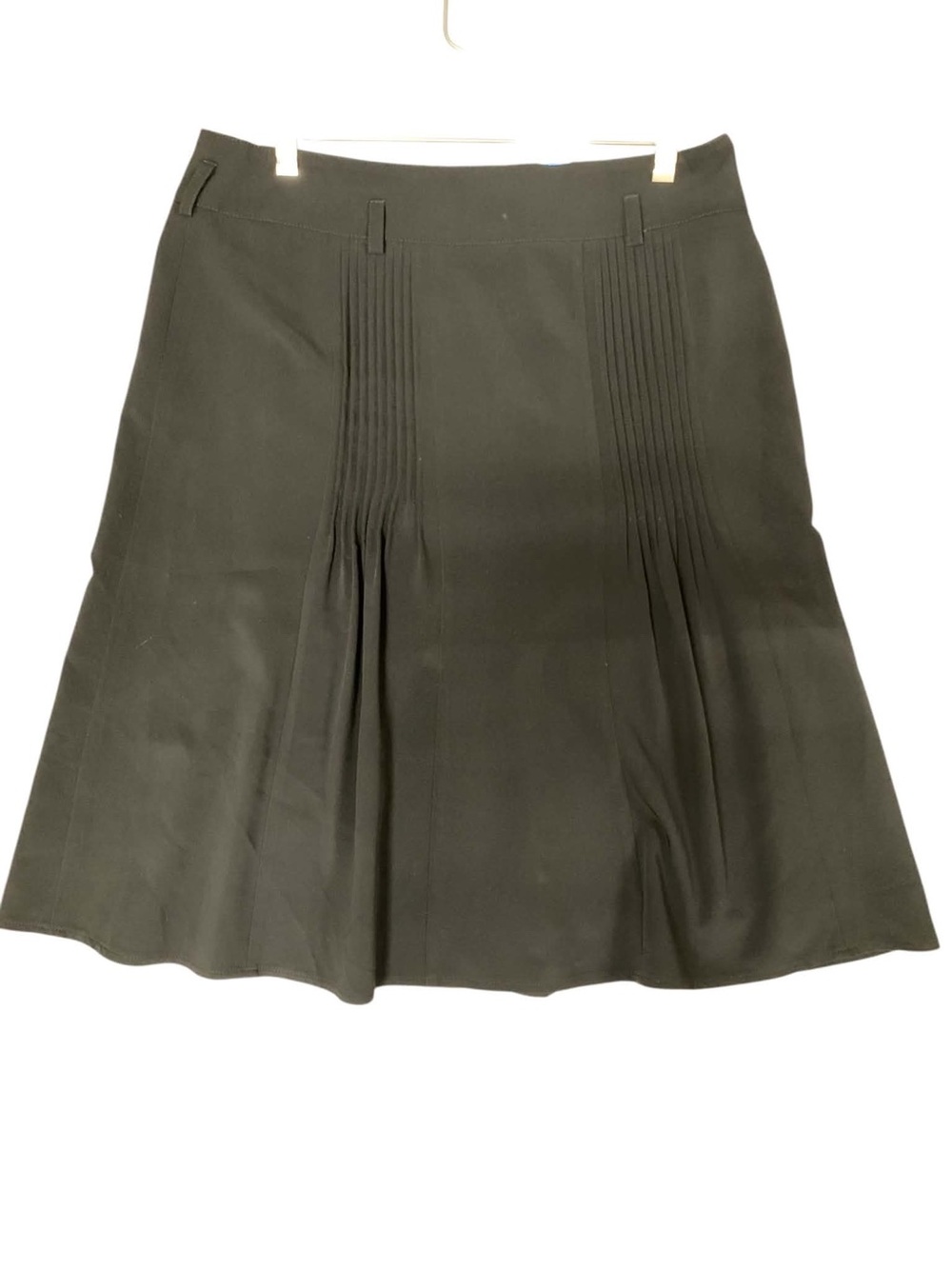 Gerard Darel Black A-Line Pleated Panel Skirt Size S
